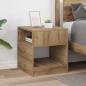 Preview: Beistelltisch Artisan-Eiche 40,5 x 40 x 45 cm Holzwerkstoff