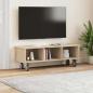 Preview: TV-Ständer 100 x 35 x 35 cm Sonoma-Eiche Holzwerkstoff