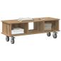 Preview: TV-Ständer 100 x 35 x 35 cm Artisan-Eiche Holzwerkstoff