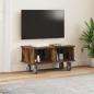 Preview: TV-Ständer 68,5 x 35 x 35 cm Räuchereiche Holzwerkstoff