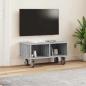 Preview: TV-Ständer 68,5 x 35 x 35 cm Sonoma-Grau Holzwerkstoff