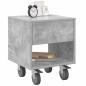 Preview: Nachttisch Beton Grau 40,5 x 40 x 48 cm Holzwerkstoff