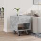 Preview: Nachttisch Beton Grau 40,5 x 40 x 48 cm Holzwerkstoff