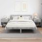 Preview: Nachttisch 2 stk. Beton Grau 40,5 x 40 x 48 cm Holzwerkstoff