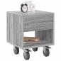 Preview: Nachttisch 2 stk. Graues Sonoma 40,5 x 40 x 48 cm Holzwerkstoff