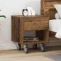 Preview: ARDEBO.de - Nachttisch Altholz 40,5 x 40 x 48 cm Holzwerkstoff