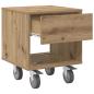 Preview: Nachttisch Artisan-Eiche 40,5 x 40 x 48 cm Holzwerkstoff