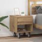 Preview: ARDEBO.de - Nachttisch 2 stk. Artisan-Eiche 40,5 x 40 x 48 cm Holzwerkstoff
