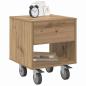 Preview: Nachttisch 2 stk. Artisan-Eiche 40,5 x 40 x 48 cm Holzwerkstoff