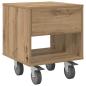 Preview: Nachttisch 2 stk. Artisan-Eiche 40,5 x 40 x 48 cm Holzwerkstoff