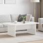 Preview: ARDEBO.de - Couchtisch Weiß 93 x 53 x 33 cm Holzwerkstoff