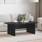 Preview: ARDEBO.de - Couchtisch Schwarz 93 x 53 x 33 cm Holzwerkstoff