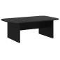 Preview: Couchtisch Schwarz 93 x 53 x 33 cm Holzwerkstoff