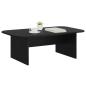 Preview: Couchtisch Schwarz 93 x 53 x 33 cm Holzwerkstoff