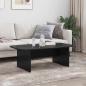 Preview: Couchtisch Schwarz 93 x 53 x 33 cm Holzwerkstoff