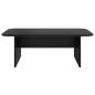 Preview: Couchtisch Schwarz 93 x 53 x 33 cm Holzwerkstoff