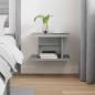 Preview: Nachttisch Sonoma-Grau 40 x 30 x 25 cm Holzwerkstoff