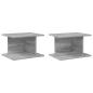 Preview: Nachttisch 2 stk. Graues Sonoma 40 x 30 x 25 cm Holzwerkstoff