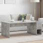 Preview: ARDEBO.de - Couchtisch Beton Grau 101,5 x 50 x 37 cm Holzwerkstoff