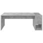 Preview: Couchtisch Beton Grau 101,5 x 50 x 37 cm Holzwerkstoff