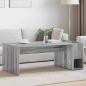 Preview: ARDEBO.de - Couchtisch Graues Sonoma 101,5 x 50 x 37 cm Holzwerkstoff