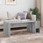 Preview: Couchtisch Graues Sonoma 101,5 x 50 x 37 cm Holzwerkstoff