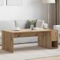 Preview: ARDEBO.de - Couchtisch Artisan-Eiche 101,5 x 50 x 37 cm Holzwerkstoff