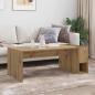 Preview: Couchtisch Artisan-Eiche 101,5 x 50 x 37 cm Holzwerkstoff
