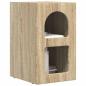 Preview: Nachttisch ELST Sonoma-Eiche 29,5 x 33,5 x 50 cm Holzwerkstoff