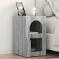 Preview: ARDEBO.de - Nachttisch ELST Sonoma-Grau 29,5 x 33,5 x 50 cm Holzwerkstoff