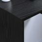 Preview: Wandtisch Schwarz Eichen-Optik Holzwerkstoff 60 x 45 x 30 cm