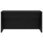 Preview: Wandtisch Schwarz Eichen-Optik Holzwerkstoff 60 x 45 x 30 cm