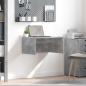 Preview: ARDEBO.de - Wandtisch Beton Grau Holzwerkstoff 60 x 45 x 30 cm