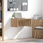 Preview: ARDEBO.de - Wandtisch Artisan-Eiche Holzwerkstoff 60 x 45 x 30 cm
