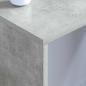 Preview: Wandtisch Beton Grau Holzwerkstoff 80 x 45 x 30 cm