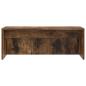 Preview: Wandtisch Geräucherte Eiche Holzwerkstoff 80 x 45 x 30 cm
