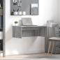 Preview: ARDEBO.de - Wandtisch Graues Sonoma Holzwerkstoff 80 x 45 x 30 cm