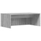 Preview: Wandtisch Graues Sonoma Holzwerkstoff 80 x 45 x 30 cm