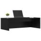 Preview: Wandtisch Schwarz Eichen-Optik Holzwerkstoff 100 x 45 x 30 cm