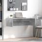 Preview: ARDEBO.de - Wandtisch Beton Grau Holzwerkstoff 100 x 45 x 30 cm