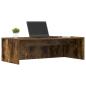 Preview: Wandtisch Geräucherte Eiche Holzwerkstoff 100 x 45 x 30 cm