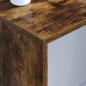 Preview: Wandtisch Geräucherte Eiche Holzwerkstoff 100 x 45 x 30 cm