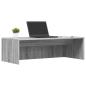 Preview: Wandtisch Graues Sonoma Holzwerkstoff 100 x 45 x 30 cm