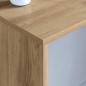 Preview: Wandtisch Artisan-Eiche Holzwerkstoff 100 x 45 x 30 cm