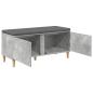 Preview: Flurbank mit Kissen mit Speicher Betongrau 100 x 38 x 46 cm