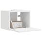 Preview: TV-Wandschrank 39 x 31 x 29,5 cm Weiß Holzwerkstoff