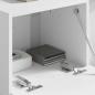 Preview: TV-Wandschrank 39 x 31 x 29,5 cm Weiß Holzwerkstoff