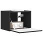 Preview: TV-Wandschrank 39 x 31 x 29,5 cm Schwarz Holzwerkstoff