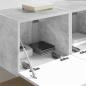 Preview: TV-Wandschrank 2 stk. Beton Holzwerkstoff