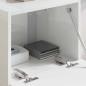 Preview: TV-Wandschrank 39 x 31 x 29,5 cm Glänzend Weiß Holzwerkstoff